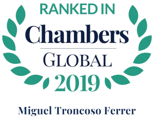 The Chambers Global 2019. Competition/European Law – Belgium – Foreign Expertise in Spain